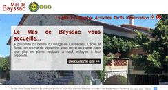 Desktop Screenshot of masdebayssac.com